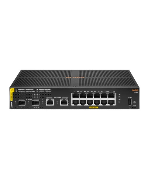Aruba 6100 12G CL4 2SFP+ 139W Swch - 1