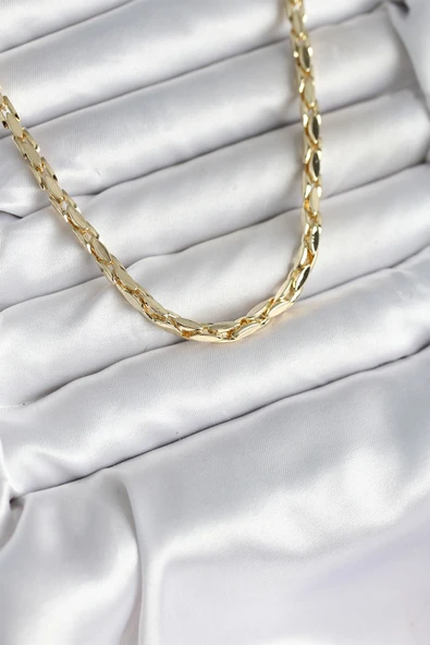 Pirinç Gold Renk 60 cm Zincir Kadın Kolye - EBJ250927W38046 ürün görseli