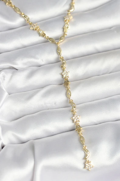 Pirinç Gold Renk Kadın Manifest Kolye - EBJ250927W38033 ürün görseli