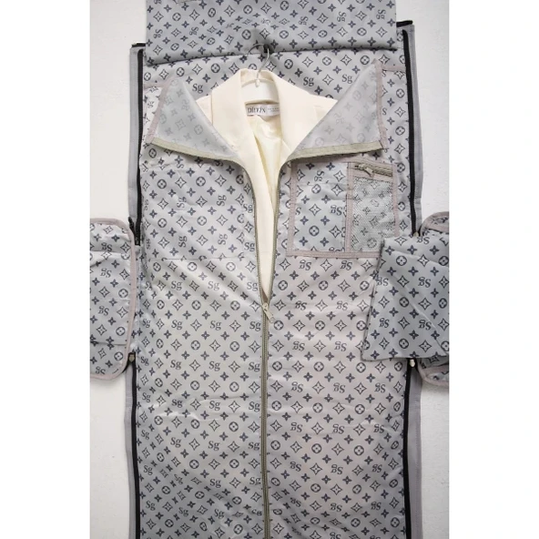 Pratik Elbise Kılıfı Seyahat Çantası - Resim 3