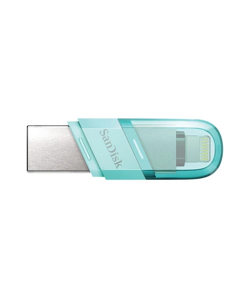 SanDisk iXpand Flash Drive Flip 128GB, Mint color - 1