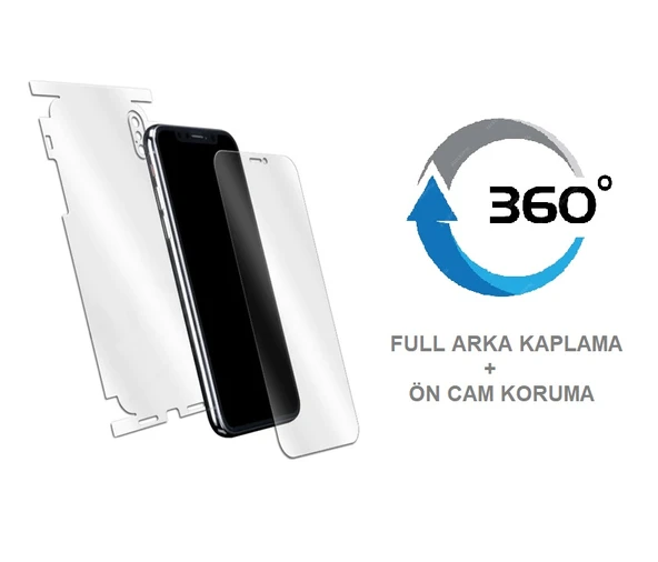 Casper Via M1 Uyumlu NANO Ön - Arka 360 Full Kaplama Hd Ekran Koruyucu Darbe Emici - MAXXPRO - Resim 2