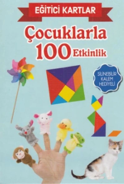 Eğitici Kartlar Çocuklarla 100 Etkinlik ürün görseli