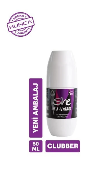 She Clubber Kadın Roll-On 50 ml ürün görseli