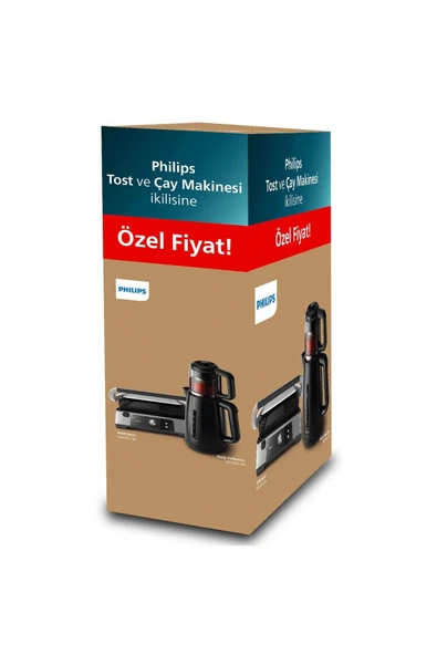 HD6301/90 2200 W Tost Makinesi + HD7301 Çay Makinesi Hediyeli - 5