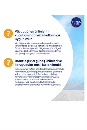 Nivea Sun SPF30 Güneş Koruyucu & Nemlendirici Vücut Spreyi – UVA & UVB Yüksek Koruma, 200 ml - Resim 4