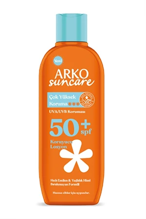 Arko Sun Care SPF50+ Güneş Koruyucu Losyon – Yüksek UVA & UVB Koruması, 200 ml ürün görseli 1