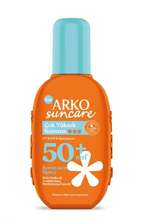 Arko Sun Care SPF50+ Güneş Koruyucu Sprey – Yüksek UVA & UVB Koruması, 200 ml ürün görseli 1
