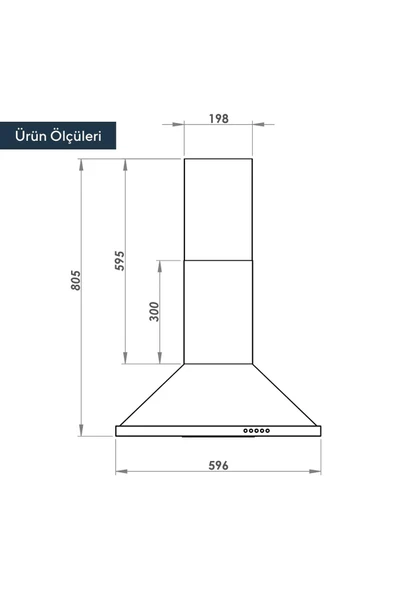 KUMTEL Dp6-x Inox Ankastre Davlumbaz - 6