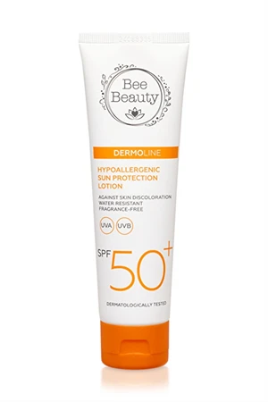 Bee Beauty Hipoalerjenik Güneş Koruyucu Losyon SPF50+ – Hassas Ciltler İçin Yüksek UVA & UVB Koruması, 100 ml ürün görseli 1