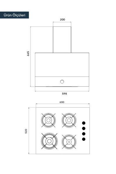 KUMTEL Siyah 2 li set - 4