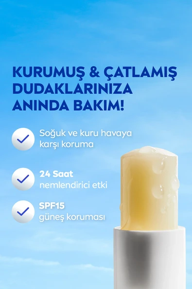 NIVEA Bakım Yapan Dudak Bakım Kremi Orgınal 4,8 G - 3