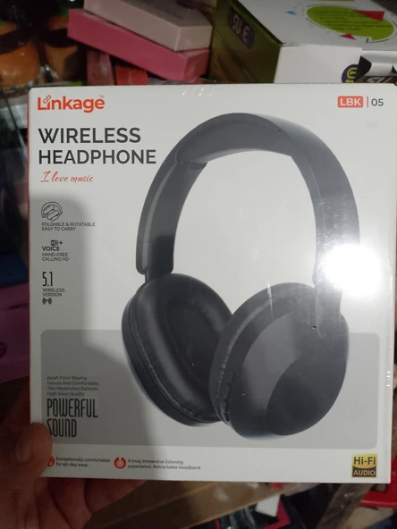 Lkb05 Siyah Kablosuz 5.3 Bluetooth Uyumlu Kablosuz Kulaklık Ios Android Uyumlu - Resim 2