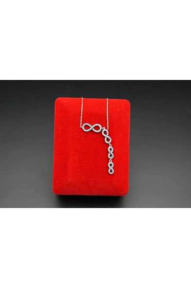 925 ayar gümüş sonsuzluk kadın kolye sk00067 ürün görseli 1