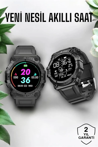 Bluetooth 5.0 Destekli Çok Fonksiyonlu Yeni Nesil Akıllı Saat - Resim 2