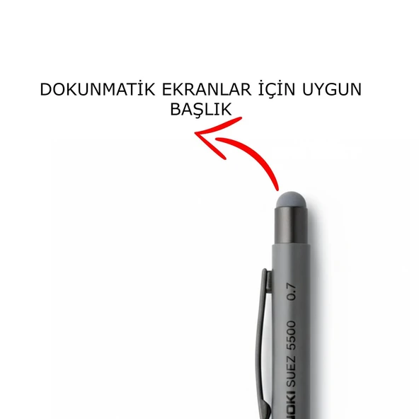 Noki Suez Dokunmatik Başlıklı Versatil Uçlu Kalem 0.7 (950007) - Resim 6