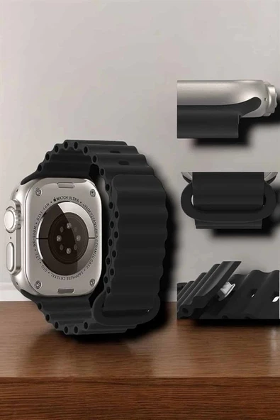 Suya ve Toza Dayanıklı 45 MM Akıllı Saat Bildirim ve Cevapsız Çağrı Görüntüleme - Resim 5