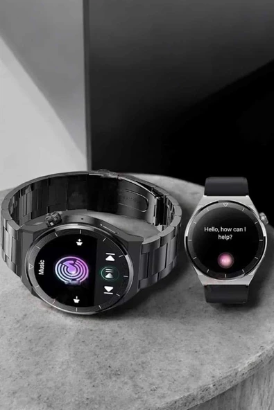 Akıllı Saat Arama Cevaplayan Titreşim Özelliğiyle Bildirim Görebilen - Resim 4