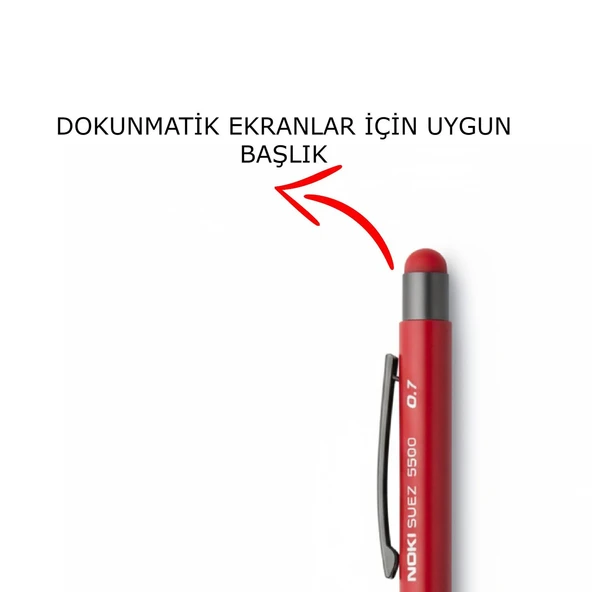 Noki Suez Dokunmatik Başlıklı Versatil Uçlu Kalem 0.7 (950007) - Resim 8