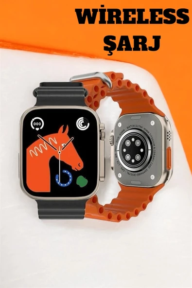 49MM Ekranlı, Kan Basıncı ve Adımsayar Özellikli Bluetooth Akıllı Saat - Resim 5