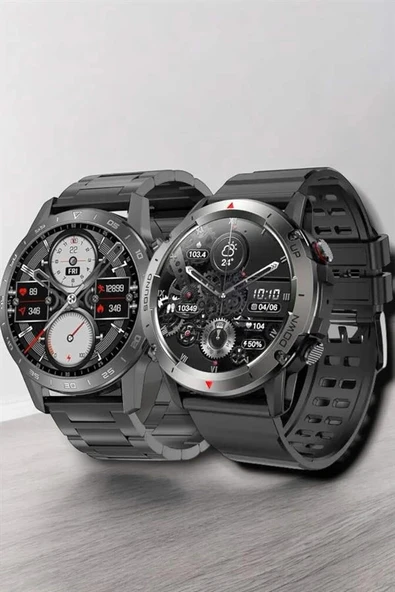 Çift Kordonlu Yüksek Çözünürlüklü Akıllı Saat Uyku İzleyici & Spor Modları - Resim 5