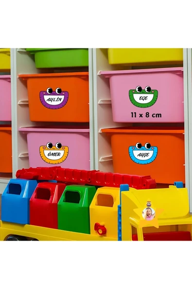 ÖĞRENCİ YAKA VE DOLAP İSİM KARTLARI 40'lı Paket ( İğnesiz Pakettir.) - 3