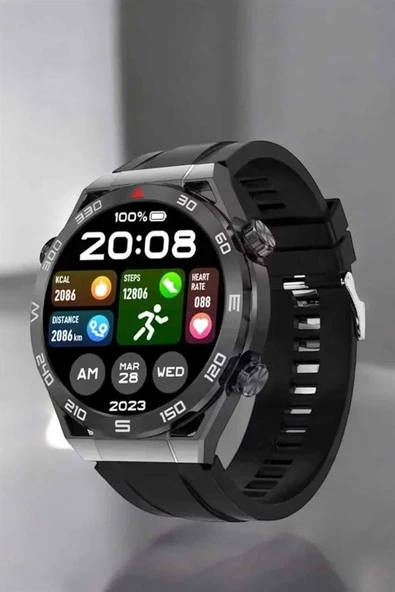 Akıllı Saat Yeni Nesil 2024 Model Metal Kordonlu Bluetooth Bağlantılı - Resim 5