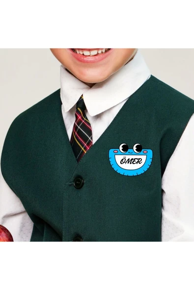 ÖĞRENCİ YAKA VE DOLAP İSİM KARTLARI 40'lı Paket ( İğnesiz Pakettir.) - 2