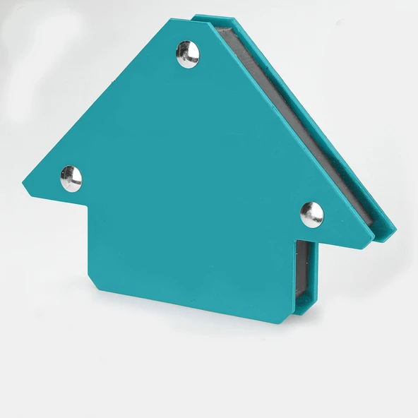 Manyetik Kaynak Köşe Tutucu 3" Mavi Güçlü Mıknatıs Kaynak Aparatı Metal Montaj Aparatı ürün görseli 1