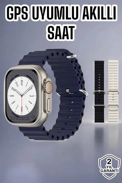 Akıllı Saat Amoled Ekran NFC Uyumlu Spor Modları Android ve İOS Uyumlu - Resim 2