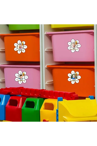 ÖĞRENCİ YAKA VE DOLAP İSİM KARTLARI 02 40'lı Paket ( İğnesiz Pakettir.) - 4