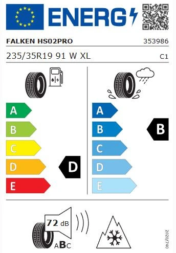 Falken EuroWinter HS02 PRO 235/35 R19 91W XL Kış Lastiği - 2025 - Resim 2