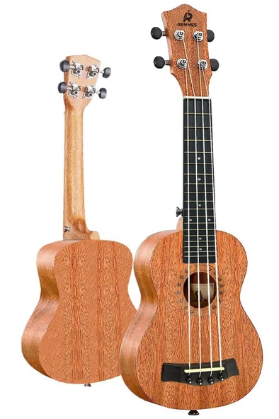 Rennes RD-24 Concert Ukulele (Çanta Capo Askı Metod Pena) - 3