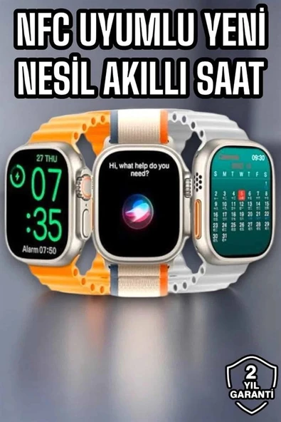 Akıllı Saat Sağlık Takibi Spor Modları ChatGPT Entegrasyon Ve Sesli Asistan - Resim 2