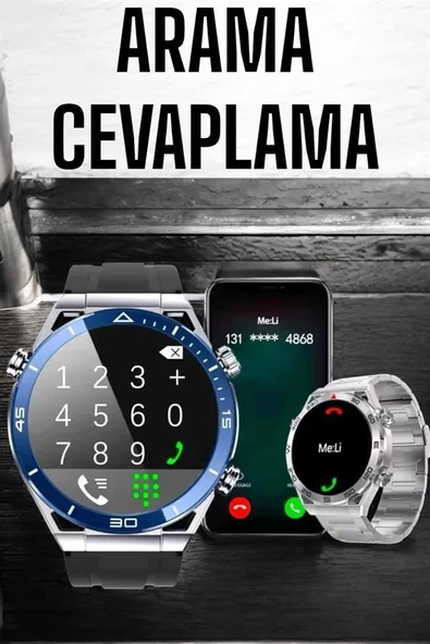 Akıllı Saat 2024 Model Arama Cevaplayan Uyku ve Sağlık Takibi - Resim 5