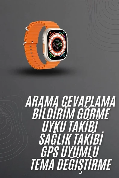 Akıllı Saat Arama Cevaplayan Bildirim Görme Yeni Nesil Bluetooth Bağlantılı ürün görseli 1