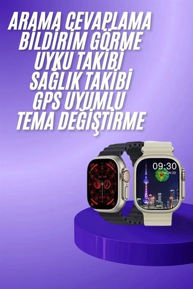 Akıllı Saat Bluetooth Bağlantılı Uyku ve Sağlık Takibi ürün görseli 1