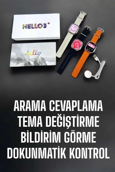 Akıllı Saat Yeni Nesil Bluetooth Bağlantılı Uyku Sağlık Takibi GPS Ve NFC Uyumlu ürün görseli 1