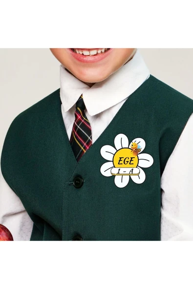 ÖĞRENCİ YAKA VE DOLAP İSİM KARTLARI 02 40'lı Paket ( İğnesiz Pakettir.) - 2