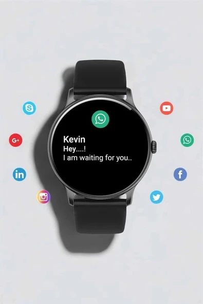 Akıllı Saat Çok Fonksiyonlu Sesli Görüşme NFC Uyumlu Amoled Ekran ürün görseli 1