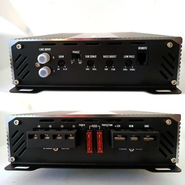 CPR-1000.1 Class D Bass Kontrollü Amfi – Yüksek Performanslı Subwoofer Güç Amplifikatörü - 3