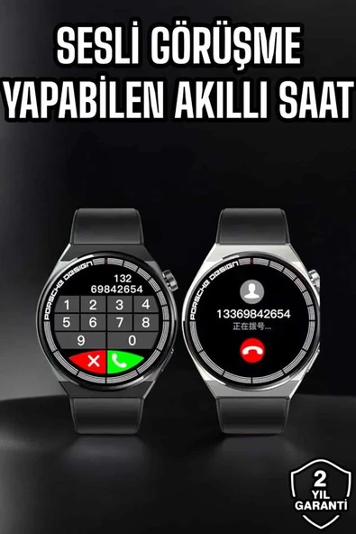 Akıllı Saat Nabız Sensörlü Bildirim Görebilen Spor Modları GPS Takibi - Resim 2
