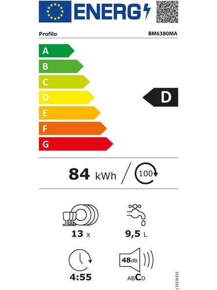 Profilo BM6380MA D Enerji Sınıfı 6 Programlı 13 Kişilik Bulaşık Makinesi - 5