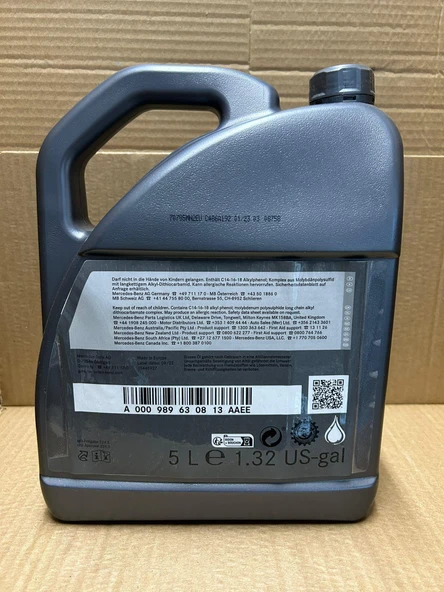 Mercedes Benz 5 Litre Motor Yağı 5w40 Orijinal Ürün - Resim 2
