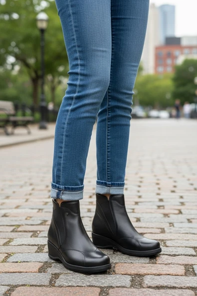 FORELLİ  RENA-K KADIN DERİ BOT ürün görseli