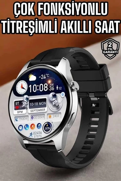 Akıllı Saat Tema Değiştirme Titreşimli Bluetooth Bağlantılı NFC Ve GPS Uyumlu - Resim 2