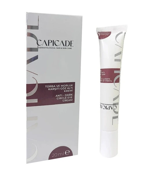 Capicade Torba ve Morluk Karşıtı Göz Altı Kremi 20 ml