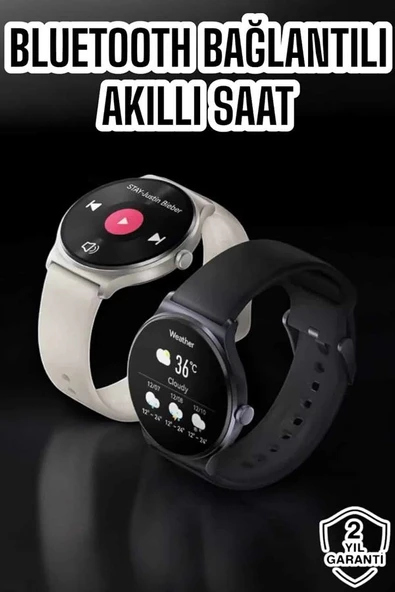 Akıllı Saat Sesli Görüşme Bluetooth Bağlantılı 3 Kordonlu - Resim 2
