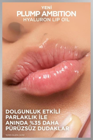 L'Oréal Paris Plump Ambition Hyaluron Lip Oil Besleyici ve Nemlendirici Dudak Parlatıcısı - 380 Rouge In Love - Resim 6