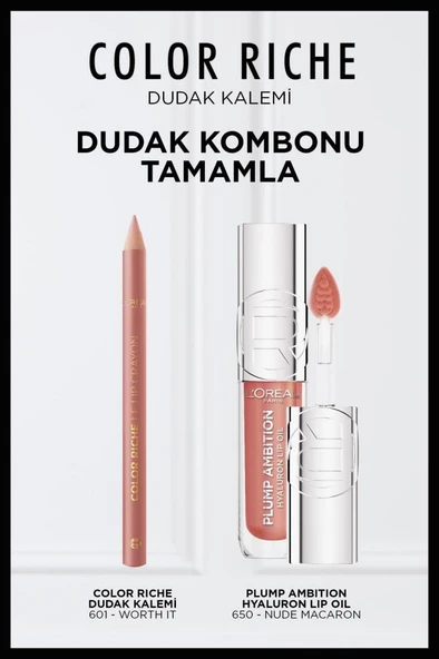 L'Oréal Paris Color Riche Dudak Kalemi - 601 Worth It - 3